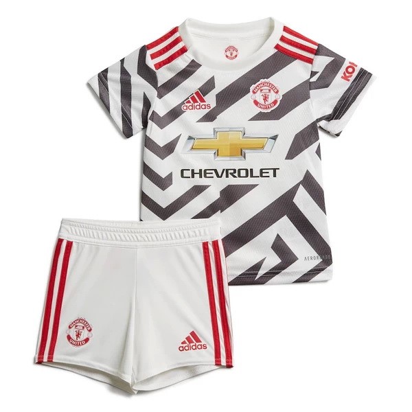 Camiseta Manchester United 3ª Niños 2020/21 Blanco